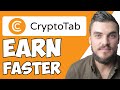 4 CryptoTab Tricks: How to EARN MONEY FASTER (CryptoTab Payment Proof)