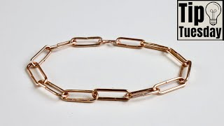 Designer-Style Paperclip Bracelet