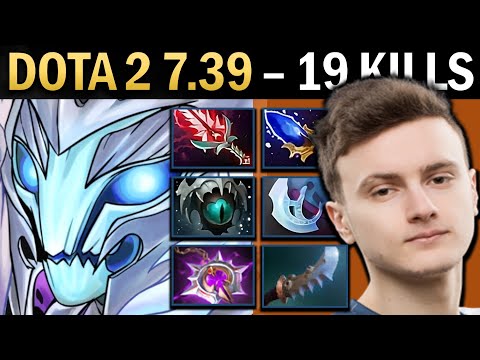 Spectre Gameplay Miracle with 19 Kills and Serrated - Dota 7.39