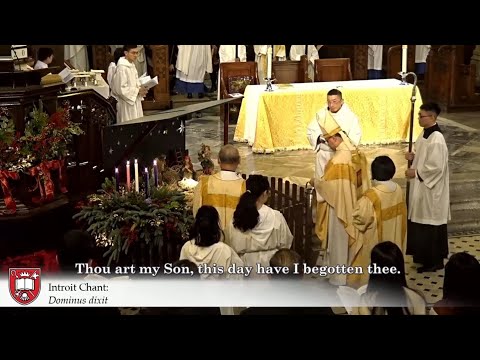 Propers of Christmas Midnight Mass in English: 'Dominus dixit' etc. (Plainchant Gradual)