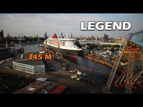 QUEEN MARY 2 - Cruise Ship Refit  - CINEMATIC TIMELAPSE 4K