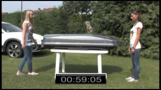 Video for: Junior 420L Roof Box - Gloss Black