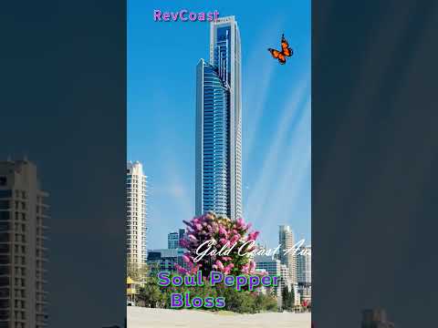 🌸 Soul Tower in Bloom 🌆 | Gold Coast Skyscraper Transforms with Magic 🌿🦋
