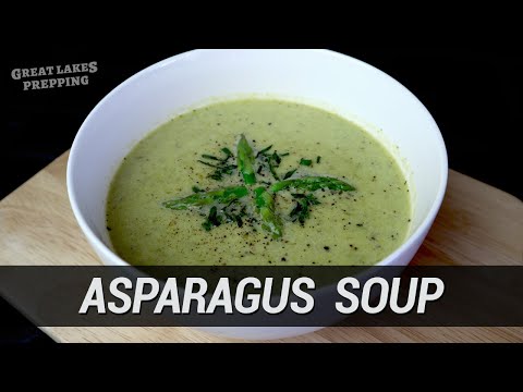 Creamy Asparagus Soup Recipe with Lemon and Dill | Great Lakes Kitchen