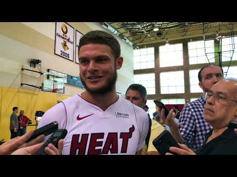 Tyler Johnson interview at 2018 Miami Heat Media Day