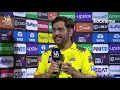 IPL Final 2023 Csk Vs Gt Post Match Presentation MS Dhoni