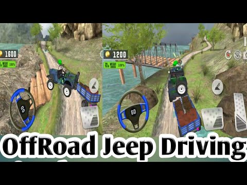 Offroad Jeep Driving Simulator - Luxury SUV 4x4 Prado Stunts - Android GamePlay