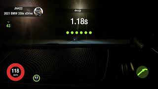 BMW 330e stg2 - 100-200km/h 8.83s Dragy