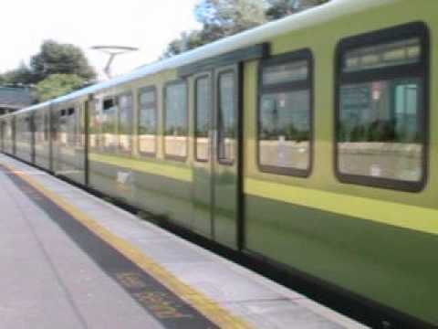 Killester-8100 class Irish Rail dart no.8129 departs for Malahide