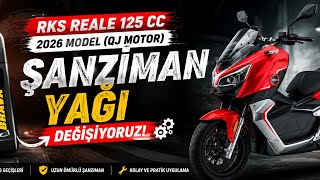 Rks Reale 125 cc  qj Motor Şanzıman Yağını Değiştiriyoruz Keyifli ve Kolay. Üret