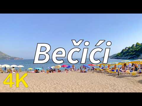 Becici, Budva Montenegro 4K Walking Tour 2024