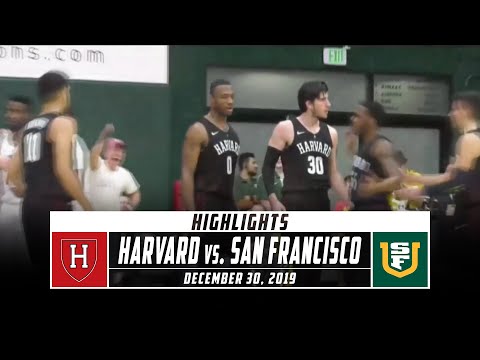 Harvard vs. San Francisco Basketball Highlights (2019-20) | Stadium