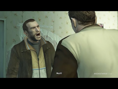 Niko and Roman argue scene – GTA 4