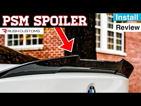 Installing a Carbon Fiber PSM Style Spoiler | BMW F32 4-Series