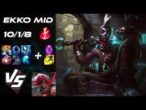 MID Ekko vs Katarina - EU Master Patch 14.19