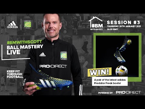 COME BACK STRONGER WEEK 3 - LIVE LOCKDOWN FOOTBALL SKILLS & FIT SESSION | COERVER EW BALL MASTERY