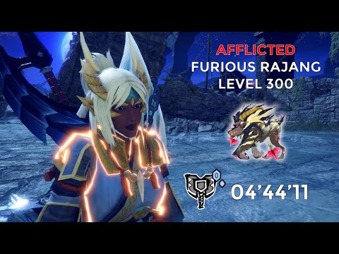 MHRSunbreak: Afflicted Furious Rajang lvl 300 | 04'44'' | Charge Blade - Freestyle