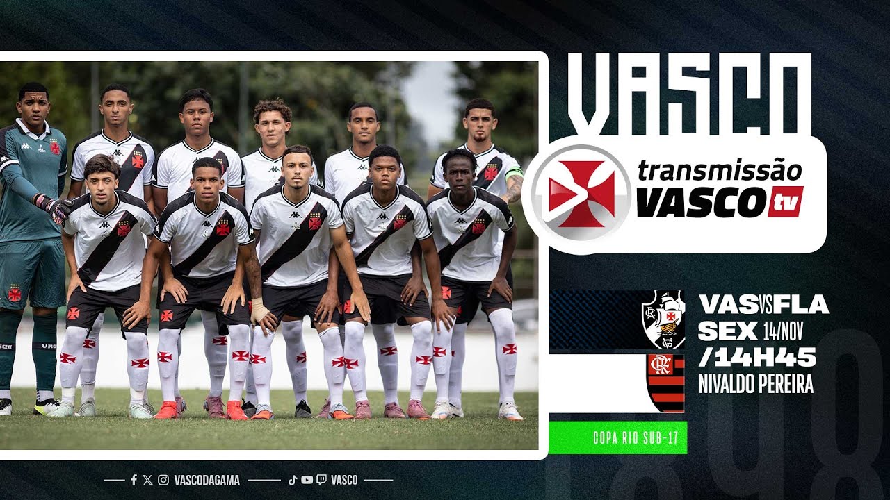 AO VIVO | VASCO DA GAMA x FLAMENGO | COPA RIO SUB17 - FINAL (VOLTA)