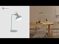 Lampe de table Nordin Marbre - 1 ampoule - Blanc
