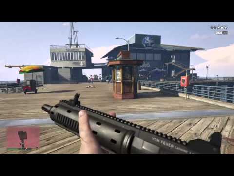 Grand Theft Auto:IV Brutal Peir Massacre with Intense bloodshed