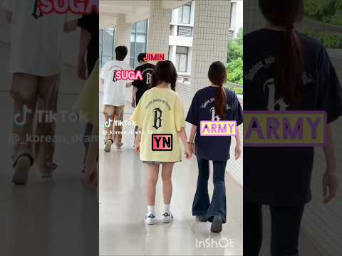 when yn and army coppy suga and jimin. #bts #army #jimin #suga
