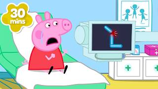 Peppa MACHUCA a Perna 🦵 e Aprende Sobre Raios-X! 🩻 Peppa Pig Português Brasil NOVO