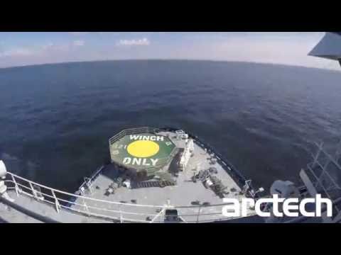 Polaris getting ready for the LNG sea trials