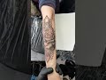 Mandalarose,gestochen von Roman im Farbspiel Tattoostudio Bremen