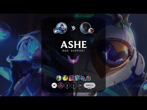 Ashe Support vs Maokai - KR Master Patch 12.21