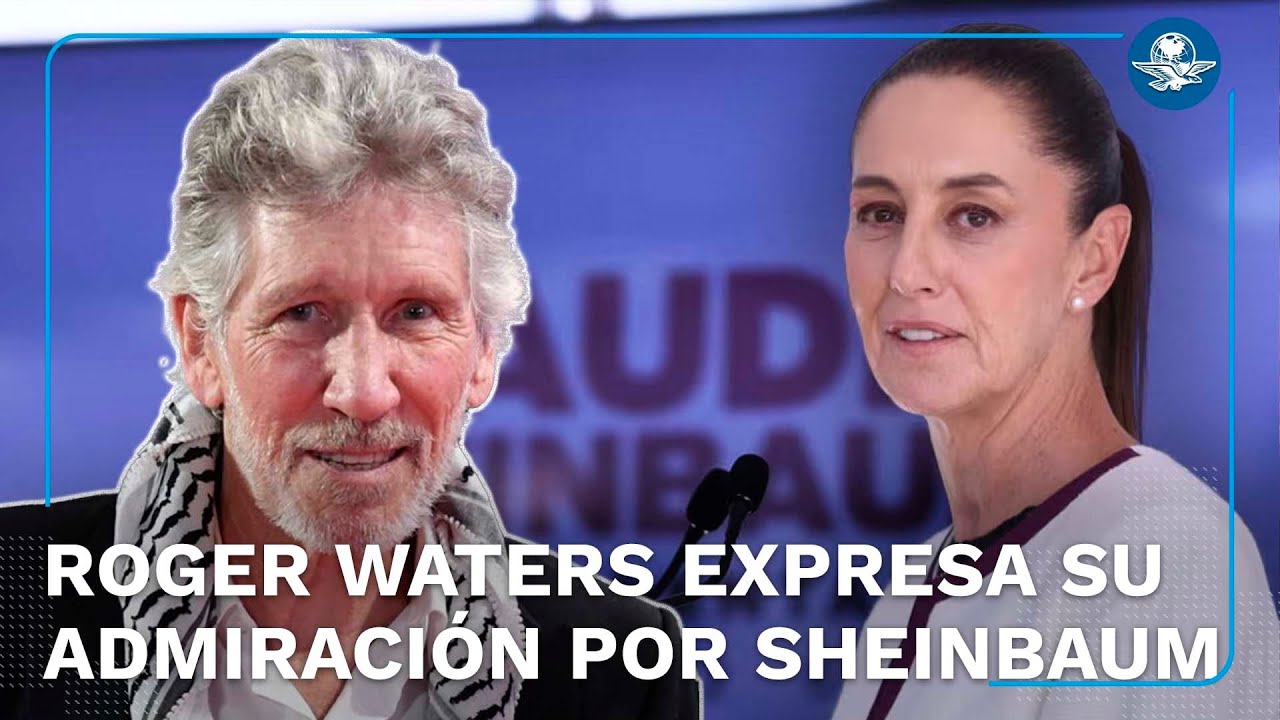 "Bravo Claudia, viva Claudia": Roger Waters muestra admiración por la mandataria