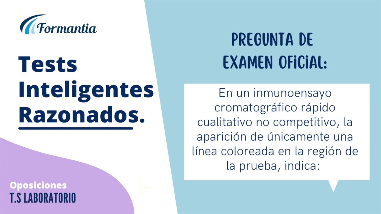 ⚪ T.S. Laboratorio - Test de Oposición - Pregunta de Examen Oficial Nº 107 OPE SERGAS 21