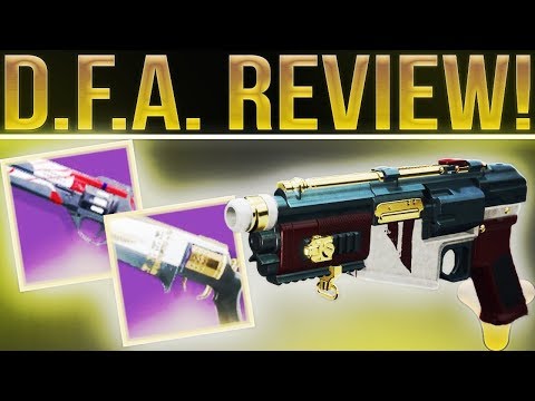 Destiny 2. BEST HAND CANNON? D.F.A. Nightfall Strike Review! Most Versatile PvE/PvP Hand Cannon. Video