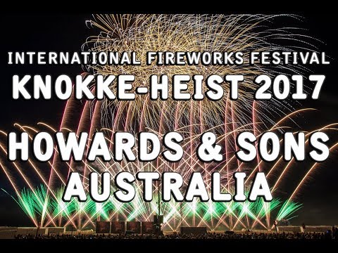 Int. Fireworks Festival Knokke-Heist 2017:  Australia - Howards & Sons - Vuurwerk - 17-8-2017