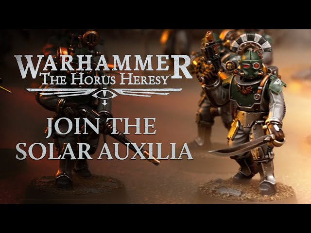 Vídeo relacionado con Warhammer Games Workshop Horus Heresy - Solar Auxilia: Tactical Command Section