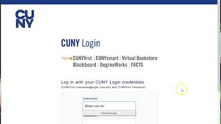 CUNY SPS: How to log into New Student Orientation