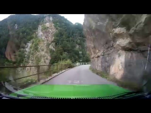 Passo del Cason di Lanza  - Auffahrt von Paularo - Alpentour 2015 im VW Passat TS B1