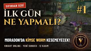 Knight Online Yeni Sunucu İlk Gün Ne Yapmalı? Okçu ile Başlangıç | Sıfırdan Seri