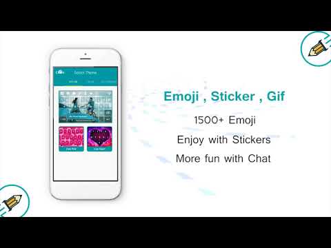 My Photo Keyboard Theme & Font Video