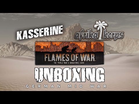 UNBOXING GERMANS | North Africa Mid-War Forces