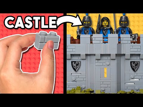 I Built a Black Falcon Castle In LEGO!