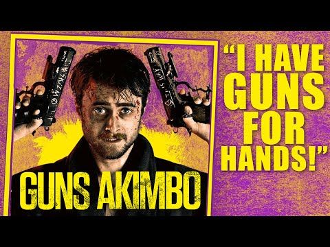 Thumbnail of the video: Daniel Radcliffe's 3 Reasons Why You Should Watch Guns Akimbo Now