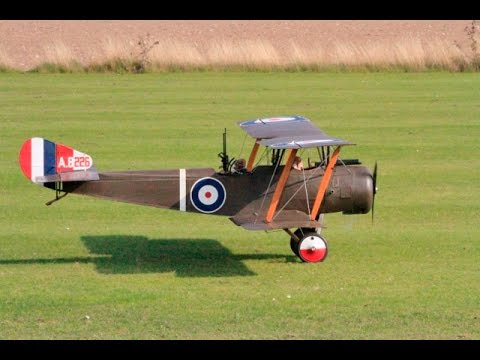 VINTAGE RC WW1 BIPLANE & MONOPLANES DISPLAY AT NLMFC - 2015