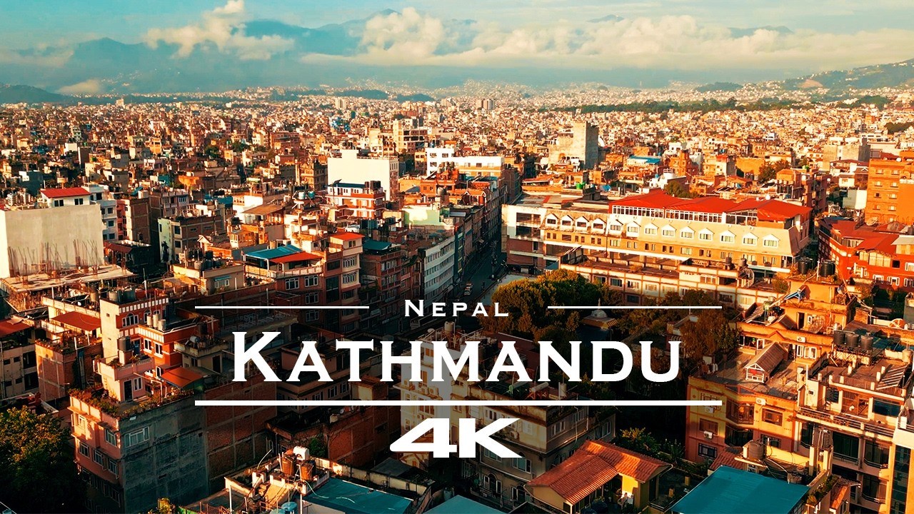 Kathmandu, Nepal 🇳🇵 in Stunning 4K | Aerial Drone Tour of the Himalayan Capital