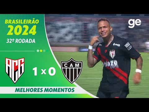 ATLÉTICO-GO 1 X 0 ATLÉTICO-MG | MELHORES MOMENTOS | 32ª RODADA BRASILEIRÃO 2024 | ge.globo