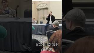 Itachi&#39;s Voice Actor -naruto #shorts #Itachi #voiceactor