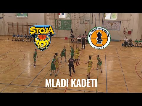 Prvenstvo RH za MLAĐE KADETE (U15) KK Stoja Vs KK Sonik Puntamika