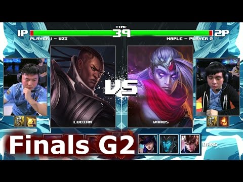 Uzi Lucian vs Maple Varus | Game 2 Grand Final 1v1 Tournament All-Stars 2016