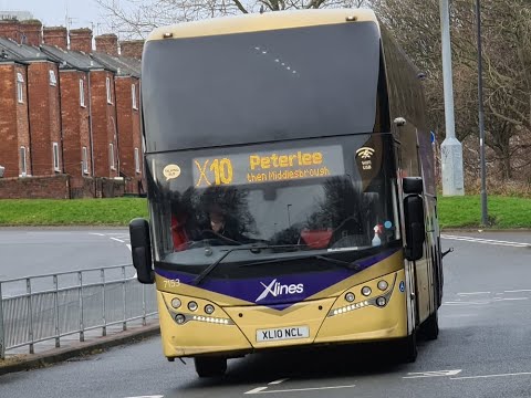 Go North East Plaxton Elite I 7153 Route X10