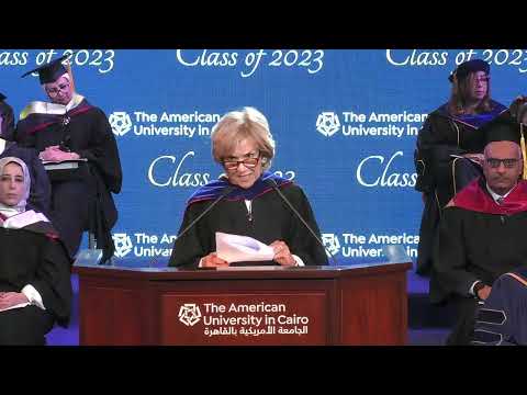 Spring 2023 Graduate Commencement Keynote Speech | Aziza El Lozy '64, '67