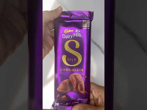 Cadbury Dairy Milk Silk Chocolate🍫 The biggest Chocolate😋🤤🧡#asmr #shorts
